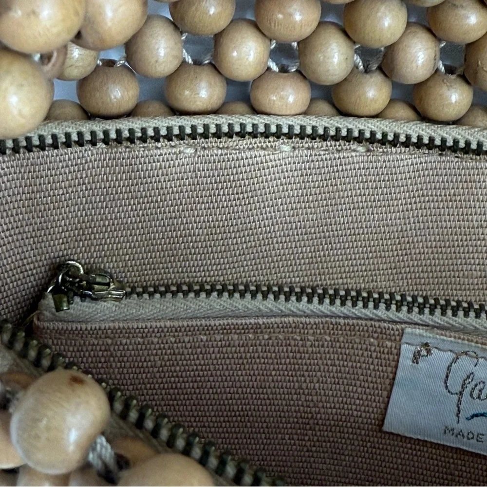 Gaymode vintage wood bead 60s/70s Shoulder Bag